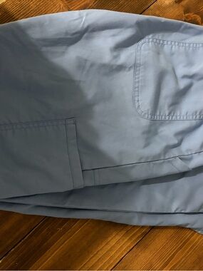 Cherokee Light Blue Straight Leg Scrub Pants